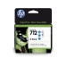 HP Tinte Nr. 712 (3ED77A) Cyan (3er-Pack)