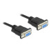 Delock Anschlusskabel Nullmodem RS-232 DB9, (f-f) 1 m