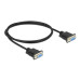 Delock Anschlusskabel Nullmodem RS-232 DB9, (f-f) 1 m