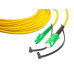Lightwin LWL-Anschlusskabel LC/APC-SC/APC, Singlemode, Simplex, 10m