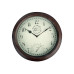 Esschert Design Gartenuhr Braun, Ø 30.5 cm