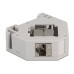 Delock Hutschienenhalter mit Keystone Modul RJ45 Buchse Cat.6A LSA