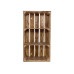 Holz Zollhaus Regal Vintage geflammt 40 x 75 cm