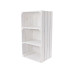 Holz Zollhaus Regal Vintage Weiss 40 x 75 cm
