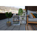 Holz Zollhaus Regal Vintage Weiss 40 x 75 cm