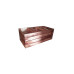 Holz Zollhaus Regal Vintage Shabby Hellbraun 40 x 75 cm