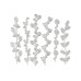Creativ Company Stanzschablone 14.3 x 12.3 cm, Blumenranken