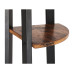 VASAGLE Eckregal mit 4 Ebenen Holz / Metall VASAGLE Eckregal mit 4 Ebenen Holz / Metall