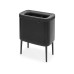 Brabantia Wäschesammler BO Schwarz, 60 l