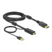 Delock Kabel HDMI – Displayport, 4K/30Hz, 3m