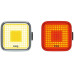 knog. Velolampe Blinder Square Twinpack Lichtset