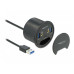Delock Tisch-Hub USB 3.0 Typ A/C + HD Audio