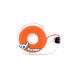 Patchsee Klettband-Box ID-SCRATCH Dispender Box Neonorange