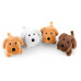 Mamanimals Kuscheltier Hunde Babys 4 Stück 9 cm