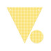 URSUS Girlande Basic 2.3 m, Gelb URSUS Girlande Basic 2.3 m, Gelb