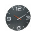 TFA Dostmann Funk-Wanduhr Contour Anthrazit, Ø 35 cm