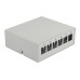 Delock Gehäuse Keystone Patchpanel 6 Port grau Delock Gehäuse Keystone Patchpanel 6 Port grau