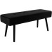 House Nordic Sitzbank Skiby 100 x 44 cm, Schwarz