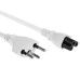 FURBER.power Netzkabel C5-T12 0.5 m Weiss