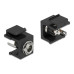 Delock Keystone-Modul DC 5.5 x 2.1 mm Buchse schwarz