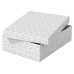 Leitz Aufbewahrungsbox Esselte Home M flach Mittel, 3 Stück, Weiss