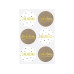 Heyda Motivsticker Einladung 4 Blatt je 6 Stickern