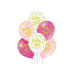 Belbal Luftballon Baby Girl Dots Rosa/Weiss, Ø 30 cm, 50 Stück Belbal Luftballon Baby Girl Dots Rosa/Weiss, Ø 30 cm, 50 Stück