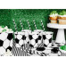 Partydeco Partyset Football 6-teilig, Schwarz-Weiss / Grün