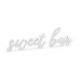 Partydeco Hochzeitsaccessoire Holzschrift Sweet Bar 37 x 10 cm, Weiss Partydeco Hochzeitsaccessoire Holzschrift Sweet Bar 37 x 10 cm, Weiss