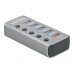 Delock USB-Hub 63262 USB 3.0 - 4x USB-A / 1x Ladeanschluss
