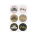 Heyda Motivsticker Party 4 Blatt je 6 Stickern