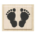 Heyda Motivstempel Footsteps Hellbraun Heyda Motivstempel Footsteps Hellbraun