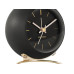 KARLSSON Klassischer Wecker Globe Schwarz