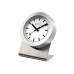 Mondaine Tischuhr mit Magnet Ø 5 cm, Silber/Weiss Mondaine Tischuhr mit Magnet Ø 5 cm, Silber/Weiss