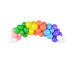 Partydeco Luftballon Girlande Regenbogenfarbig 2 m, 60 Ballons