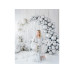 Partydeco Luftballon Rund Glossy 60 cm, Silber