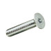 Krafter Metrische Schrauben Senkkopf 3 x 20 mm Stahl, 10 Stück