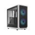 Fractal Design PC-Gehäuse Focus 2 RGB TG Clear Tint Weiss