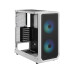 Fractal Design PC-Gehäuse Focus 2 RGB TG Clear Tint Weiss
