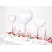 Partydeco Folienballon Herz Weiss Partydeco Folienballon Herz Weiss