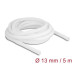 Delock Geflechtschlauch Selbstschliessend 5 m x 13 mm Weiss