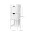 VASAGLE Regal mit 2 Schubladen 30 x 89 cm, Weiss