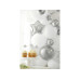 Partydeco Luftballon Glossy Silber, Ø 12 cm, 50 Stück