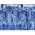 Partydeco Partyaccessoire Vorhang 90 x 250 cm, Dunkelblau