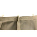 Hubatka Tagvorhang Voile mit Gleitern 200 x 240 cm, Creme