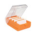 Biella Karteibox Bunny A8 100 Karten, Orange Biella Karteibox Bunny A8 100 Karten, Orange