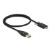 Delock USB 3.1-Kabel Schraube seitlich USB A - USB C 0.5 m Delock USB 3.1-Kabel Schraube seitlich USB A - USB C 0.5 m
