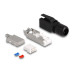 Delock Stecker RJ45 Cat.6A 1 Stück, Schwarz