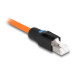Delock Stecker RJ45 Cat.6A 1 Stück, Schwarz