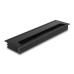 Delock Einbaurahmen für Tisch mit Bürste 300x80x28mm, Schwarz